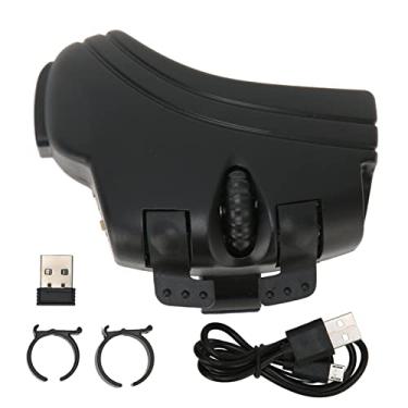Imagem de Mouse sem fio Anel de dedo mouse ergonômico portátil 2,4 GHz Conexão estável mouse portátil USB para escritório de negócios e uso doméstico Material ABS 1000DPI Resolução