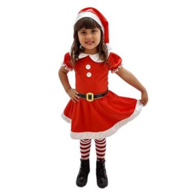 Imagem de Fantasia Mamãe Noel Infantil - Magic Fantasy, P