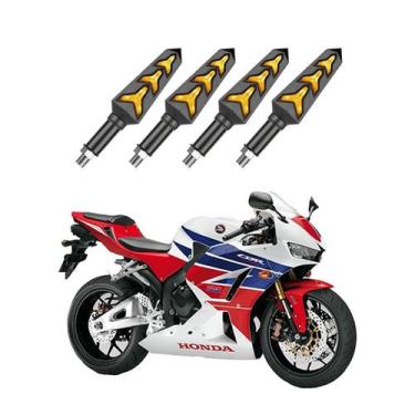 Imagem de KIT 4 Seta Sequencial Pisca de Led Universal Modelo P09S Estrela Moto 