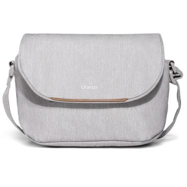 Imagem de ULANZI Bolsa para câmera 3L, cinza bege, 23 x 11 x 18 cm, capa tiracolo profissional SLR/DSLR para câmeras sem espelho Sony Canon, Nikon, poliéster, leve, 235 g