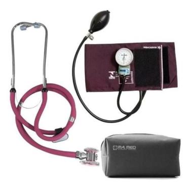 Imagem de Kit Enfermagem Esfigmomanometro+ Estetoscópio Duplo Rappaport Pa Med G