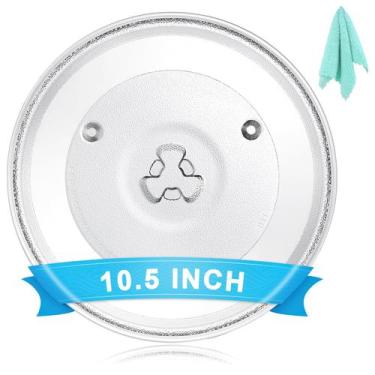 Imagem de Mesa giratória de vidro de substituição de placas de micro-ondas 26,7 