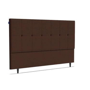 Imagem de Cabeceira Piave Veluto Marrom S King (8x195x120) - Ortobom