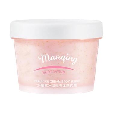 Imagem de Creme Esfoliante Corporal Pêssego Limpeza Profunda Clareamento da Pele