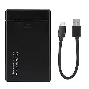 Imagem de Altamente Resistente a Choques, Compatível Com Type-C, Suporte para Mac, Capacidade de até 8 TB, Gabinete SSD, para Viagens de Negócios, Viagens, Reuniões (Preto)