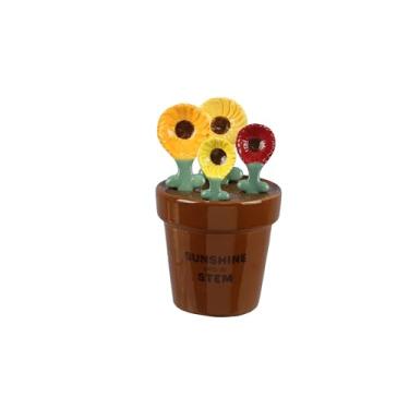 Imagem de Young's Conjunto de Medida de Cerâmica Marrom - 1 Peça - Girassol