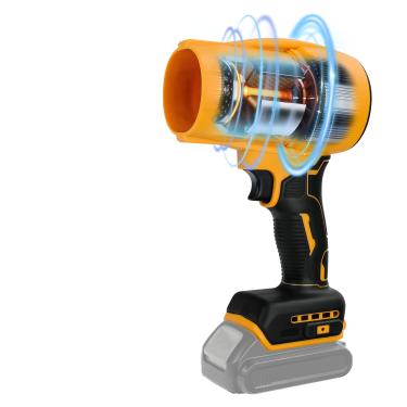 Imagem de Soprador de folhas sem fio para bateria DeWalt 20 V, soprador de poeira elétrico portátil de 30.000 RPM, espanador de ar sem escova com velocidade variável, mini ventilador de jato seco para limpeza