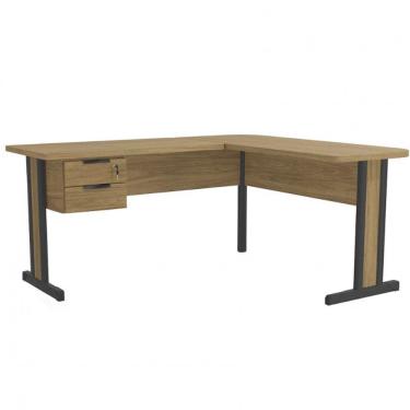 Imagem de Mesa de Escritório 2 Gavetas Estrutura em MDP Versatile Kappesberg