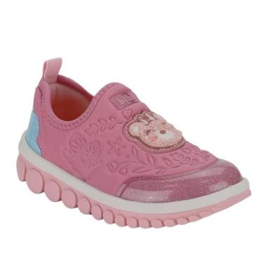 Imagem de Bibi, Tênis Infantil Menina Bibi Roller 2.0 Rosa de Ursinho (Rosa, BR, Criança de 4 a 8 anos, Numérico, 25)