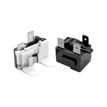 Imagem de Protetor de sobrecarga de compressor de geladeira/freezer e kit de relé de partida PTC serve para True 969235 replace QPS2-A4R7MD3