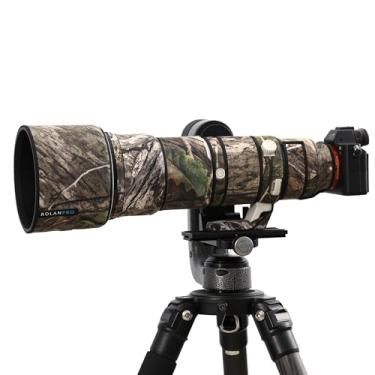 Imagem de ROLANPRO Capa de lente à prova d'água para Sony FE 400-800 mm f/6.3-8 G OSS Capa de chuva camuflada - #31 cinza camuflagem selva