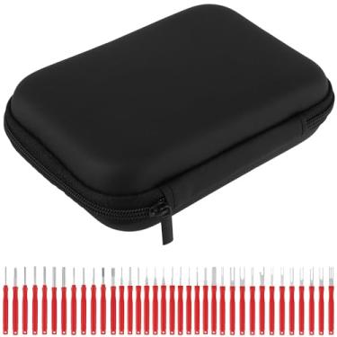 Imagem de WhSunVo Kit de ferramentas de remoção de pinos de terminal de 36 peças, ferramenta extratora de pinos de aço inoxidável, reutilizável, conector de fio elétrico, ferramenta de liberação de pinos
