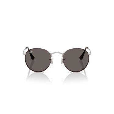 Imagem de Óculos de Sol Ray-Ban Round Metal 0RB3447 9277B1 Tam 53 / Marrom Havana/Prata - Lentes Cinza Escuro