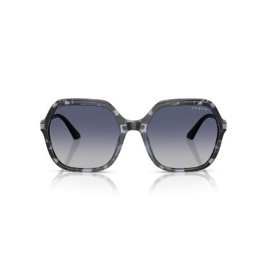 Imagem de Óculos de Sol Vogue Eyewear 0VO5561S 31474L Tam 56 / Azul Tartaruga - Lentes Azul Gradiente