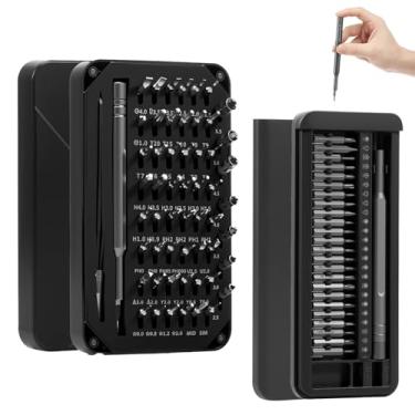 Imagem de Conjunto de chaves de fenda de precisão 82 em 1, conjunto de chaves de fenda pequenas, mini kit de ferramentas de reparo magnético para laptop, conjunto de chaves de fenda profissional para campainha