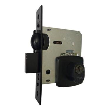 Imagem de Fechadura Rolete 4110 Externa Latão Preto Arouca