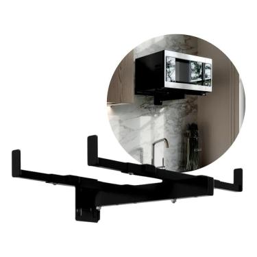 Imagem de 10X Suporte Microondas E Forno Eletrico Parede Aço Carbono