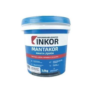 Imagem de Impermeabilizante Mantakor Manta Liquida Cinza 3,6 KG. - INKOR