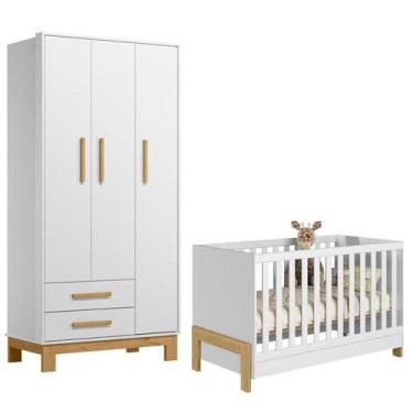 Imagem de Berço Americano 4300 Mini Cama Fantasia e Guarda Roupa Infantil Q Enca