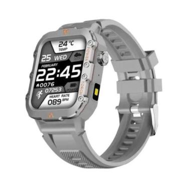 Imagem de Relógio Inteligente Militar Masculino Com Tela De 1.71, Monitor De Oxi