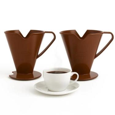 Imagem de Kit 2 Porta Coador Café Manual Suporte Filtro Papel 103 - Juliana Paol