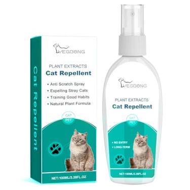 Imagem de Spray repelente de gatos spray repelente de gatos para móveis gato dissuasor de micção ciano