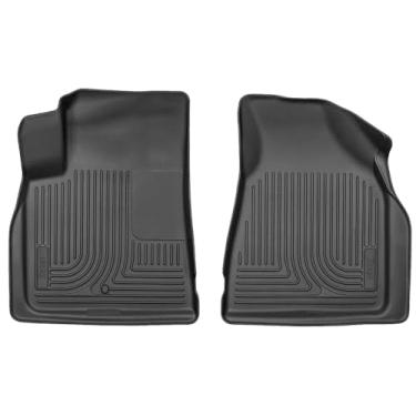 Imagem de Husky Liners - 18211 serve para Buick Enclave 2008-17, Chevrolet Traverse 2009-17, GMC Acadia, 2007-16 GMC Acadia, 2017 GMC Acadia Limited Weatherbeater tapetes dianteiros pretos