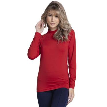 Imagem de Blusa Térmica Proteção UV Poliamida WLS Modas Manga Longa Segunda Pele