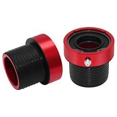 Imagem de MG21102 Vedação de tubo de eixo Dana vermelho para Jeep Cherokee, 97-06 TJ, 87-95 97-17 Wrangler, XJ, YJ JK eixos frontais, par (30/44)