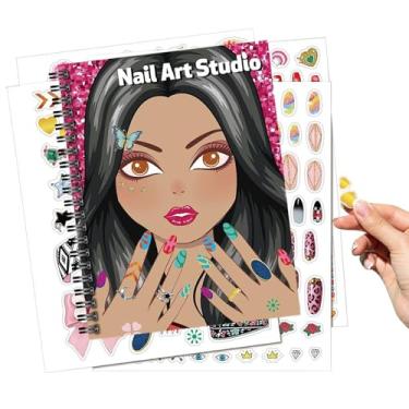 Imagem de Livro de Autocolantes de Viagem | Livro de Unhas para Colorir Infantil,Kit de Atividade de Colorir para Viagem Casa Escola Adulto Adolescente