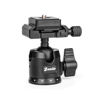 Imagem de Zeadio Adaptador de montagem de tripé HB08C Cold Shoe, com adaptador tipo Arca para monitor de câmera, flash LED, microfone, etc