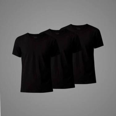 Imagem de Kit 3 Camisetas Básicas Masculinas 100 Algodão Original Direto da Fábr