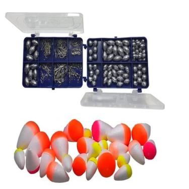 Imagem de Maleta De Pesca Com Boias Anzol Chumbos E Girador Oferta - Summer