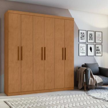 Imagem de Guarda Roupa Casal 6 Portas Jazz Lopas