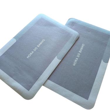 Imagem de Kit 2 Tapetes Antiderrapante Box Banheiro Seguro Impermeável