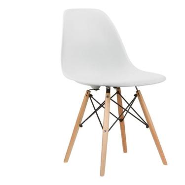 Imagem de Cadeira Design Charles Eames Branco Pw-071 Pelegrin