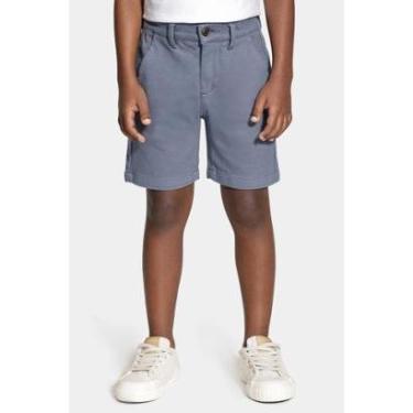 Imagem de Bermuda Aramis Infantil Confort Chino Color Azul Indigo-Masculino