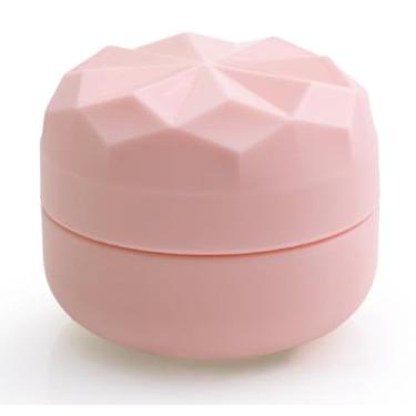 Imagem de 1 pacote de 20 ml, frasco de viagem de silicone, mini recipiente de viagem à prova de vazamento com tampa de diamante para produtos de higiene pessoal, loção pequena, frasco cosmético recarregável com