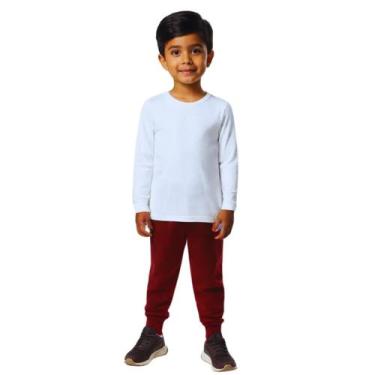 Imagem de Camiseta Kyly Infantil Menino Manga Longa Meia Malha Confortável Sofis