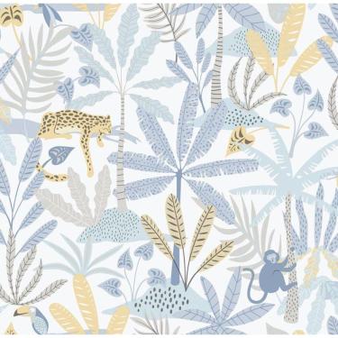 Imagem de Papel De Parede Enzo Selva Azul 286-2