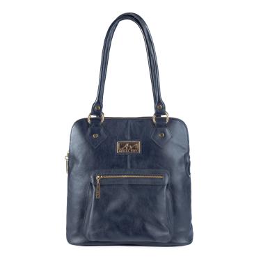 Imagem de Bolsa mochila de couro liso Lívia