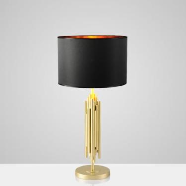 Imagem de Luminária de mesa contemporânea LED vintage criativa e moderna para cabeceira, escrivaninha, ideal para decoração de sala de estar e quarto (Estilo B)