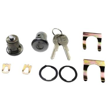 Imagem de KiBcsLic Conjunto de cilindros de fechadura de porta de carro com chaves DL15802 de alto desempenho substitui dispositivos de travamento para Escalade ESV