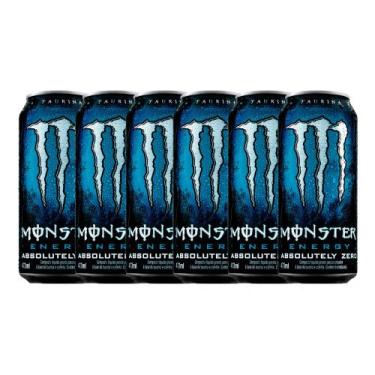 Imagem de Kit 6 Energético Monster Energy Absolutely Zero 473ml