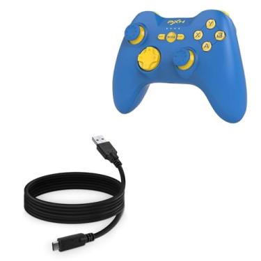 Imagem de BoxWave Cabo compatível com controle de jogos PXN P3 - DirectSync - USB 3.0 A para USB 3.1 tipo C, cabo de carregamento e sincronização USB C - 1,8 m - Preto