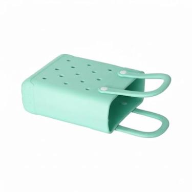 Imagem de Mini bolsa emborrachada ideal para praia, piscina, clubes ou dia a dia (verde)
