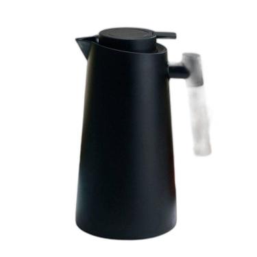 Imagem de Garrafa Térmica Preta 1L Com Led Ideal Manter O Café Quente