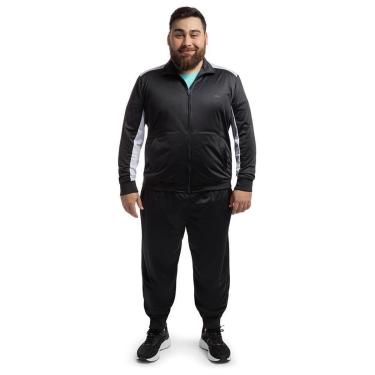 Imagem de Agasalho Essential Olympikus Masculino Plus Size G2 Preto-Masculino