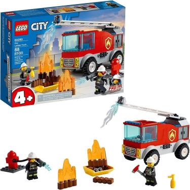 Imagem de Lego City Caminhão Dos Bombeiros Com Escada - 60280