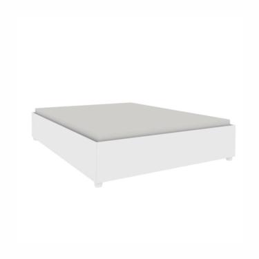 Imagem de Cama Box Mônaco Casal Tcil Branco